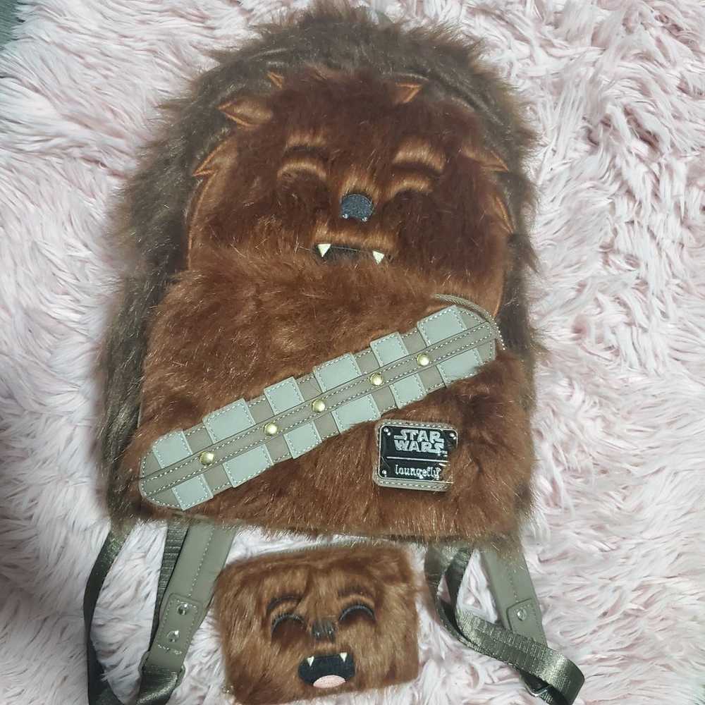 Chewbacca Loungefly Backpack and Wallet - image 2