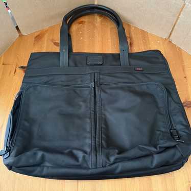 RARE TUMI Black Ballistic Nylon XL Travel Tote Bag Carry deals On Laptop Unisex M