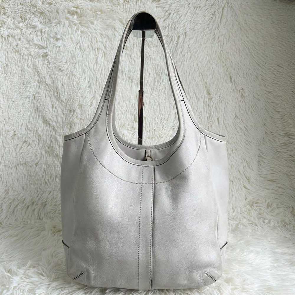 Good condition ✨ Coach tote bag one-shoulder leat… - image 3