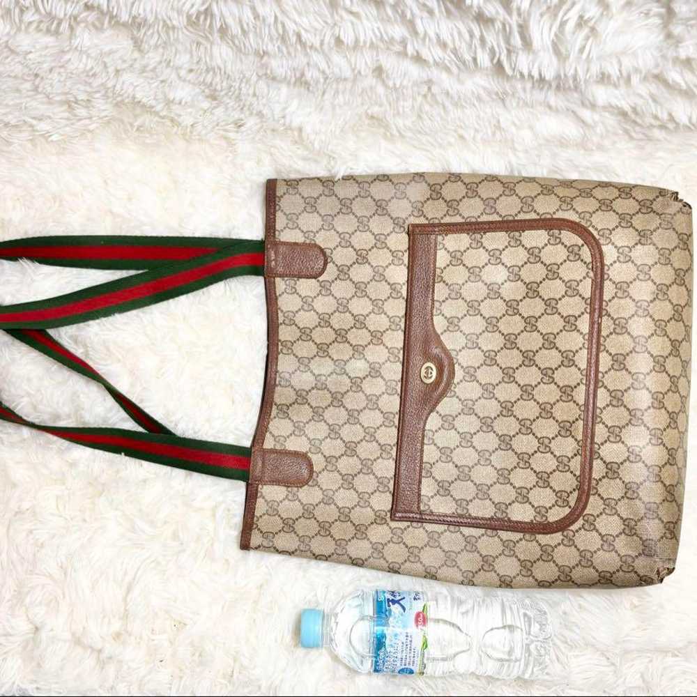 Gucci GG Sherry Line PVC Tote Bag A4 for Commutin… - image 12