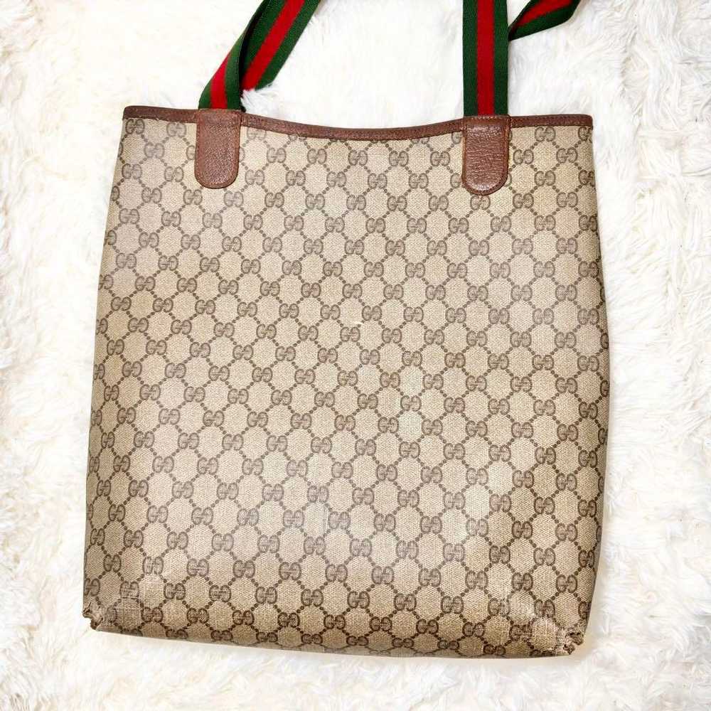 Gucci GG Sherry Line PVC Tote Bag A4 for Commutin… - image 2