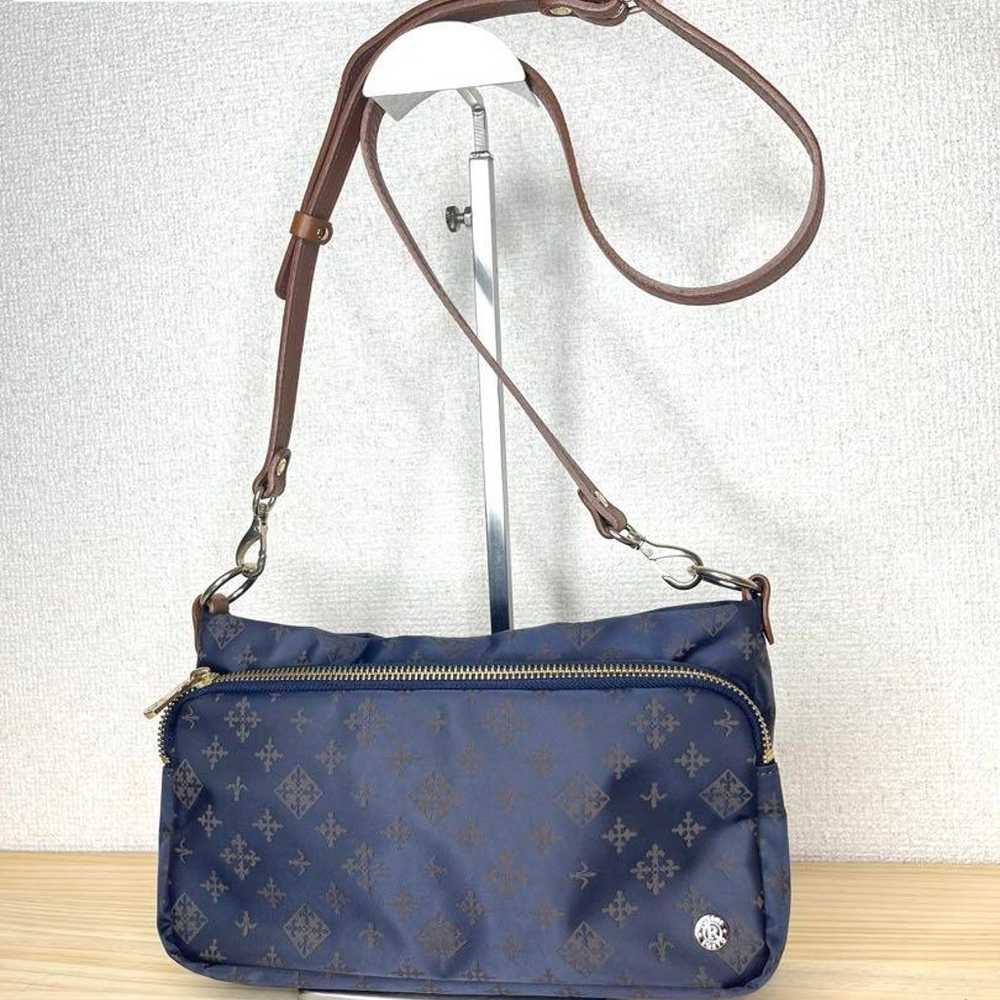 Super beautiful ★ russet shoulder bag navy small … - image 1