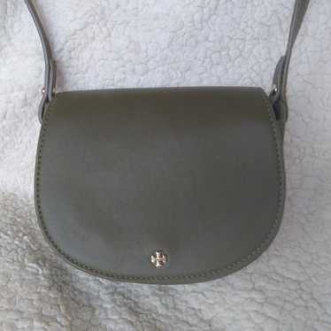 Tory Burch Olive Green Mini Saddle Bag - image 1