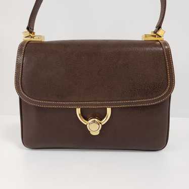 GUCCI Old Gucci One Shoulder Bag Dark Brown Handba