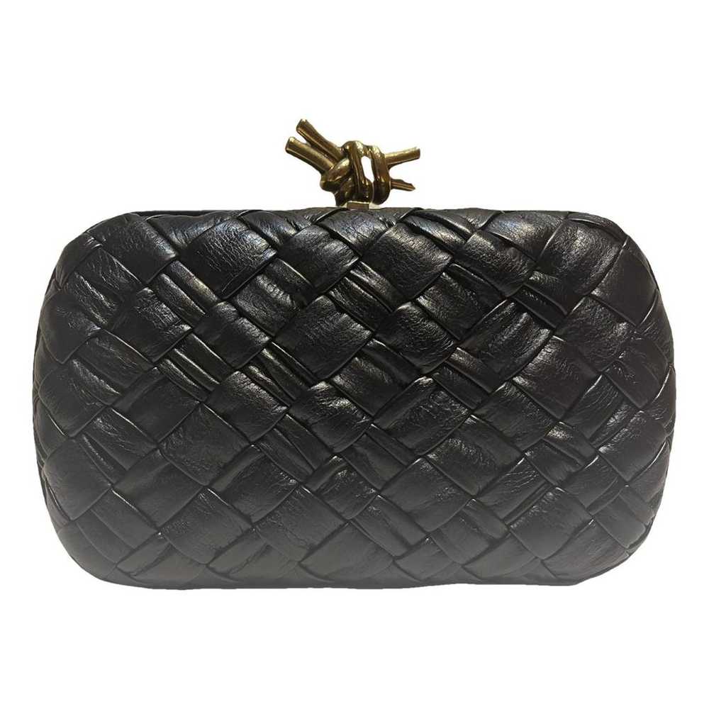 Bottega Veneta Pochette Knot leather clutch bag - image 1