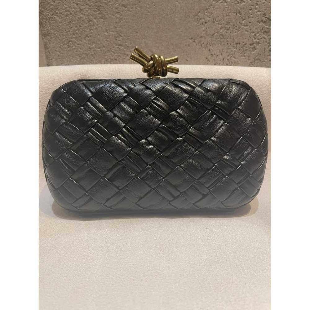 Bottega Veneta Pochette Knot leather clutch bag - image 2