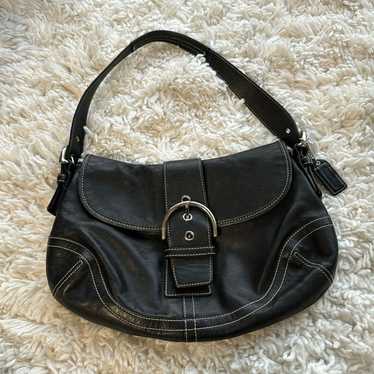 Coach Black Leather Soho