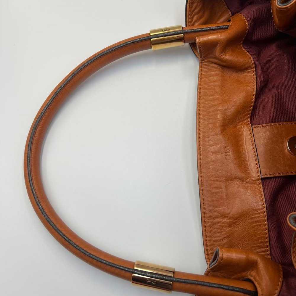 【Excellent Condition】Chloe Victoria Handbag Leath… - image 10