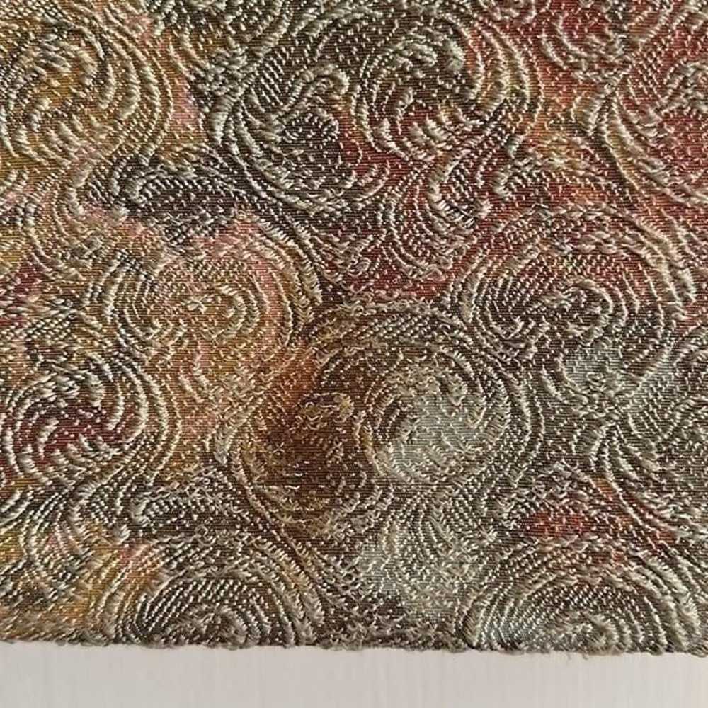 Vintage Johansen taupe, gold, pink & yellow swirl… - image 3