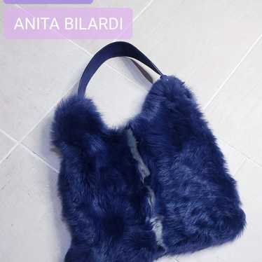 ★Like New★ ANITA BILARDI Real Fur Bag