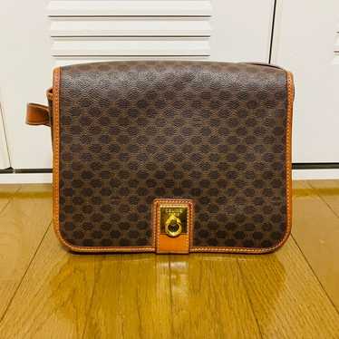 CELINE Shoulder Bag Dark Brown