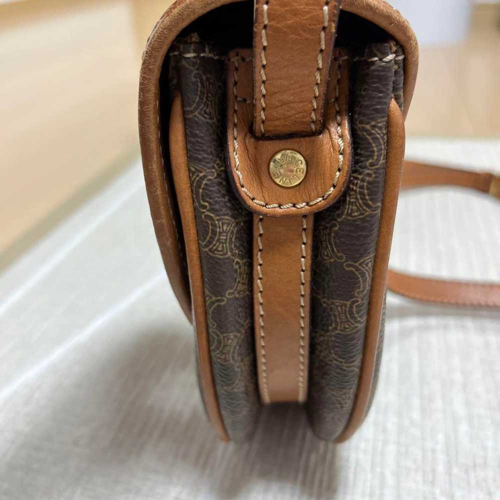 CELINE Macadam Pattern Shoulder Bag Brown - image 6