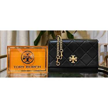 ♦️♦️ AUTHENTIC TORY BURCH BLACK KIRA DIAMOND CROSS