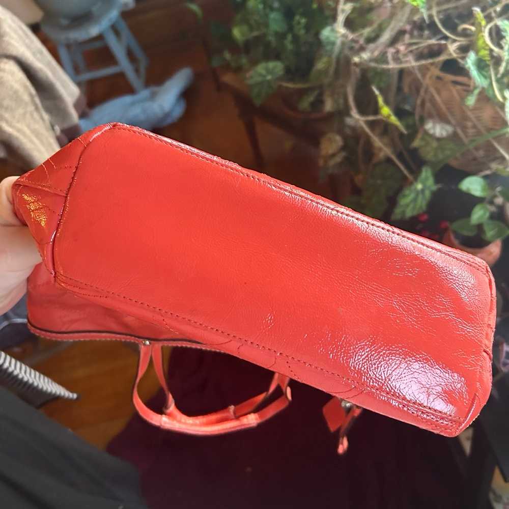 Vintage Coach Purse Handbag Coral - image 4