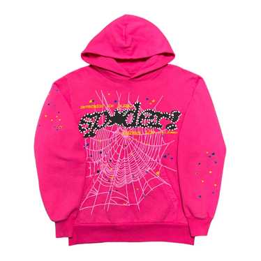 Spider Worldwide P*NK Hooded Sweatshirt Pink - image 1