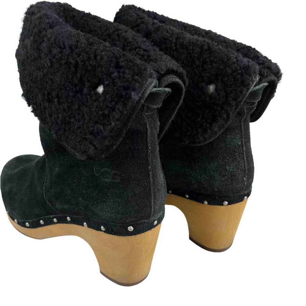 Ugg UGG Lynnea Suede Sheepskin Winter Boots Black… - image 11