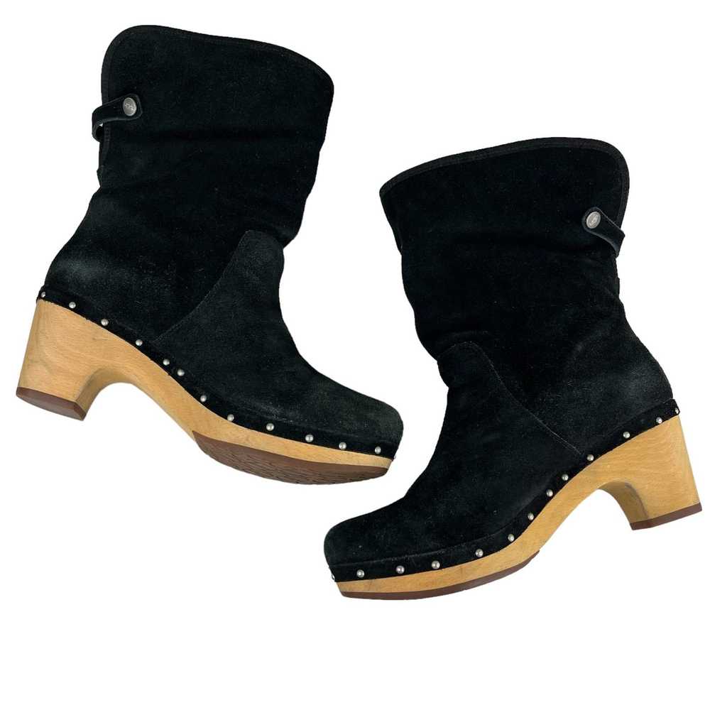 Ugg UGG Lynnea Suede Sheepskin Winter Boots Black… - image 2