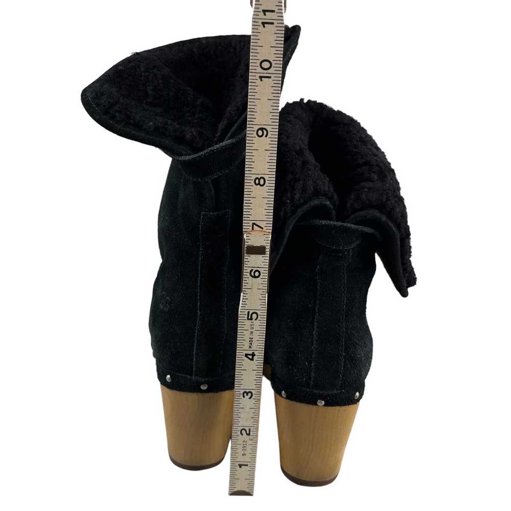 Ugg UGG Lynnea Suede Sheepskin Winter Boots Black… - image 5