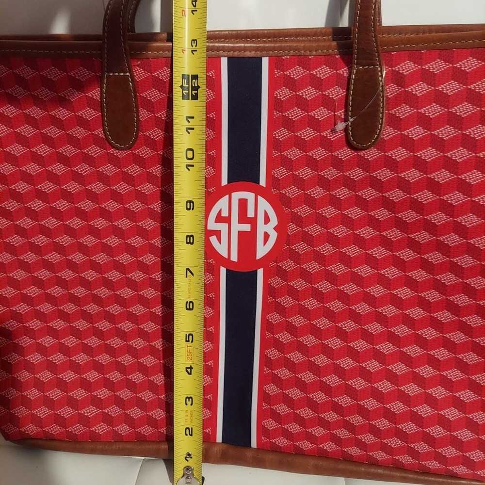 Barrington St. Anne Tote Women's Red White SFB Mo… - image 8