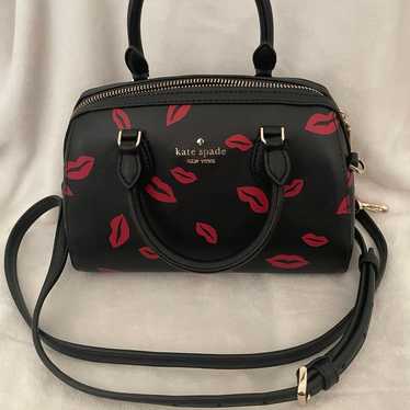 Kate Spade Madison Lip Print Duffle - image 1