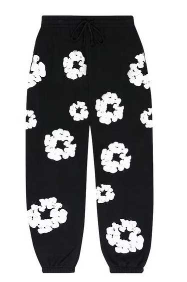 DENIM TEARS The Cotton Wreath Sweatpants Black