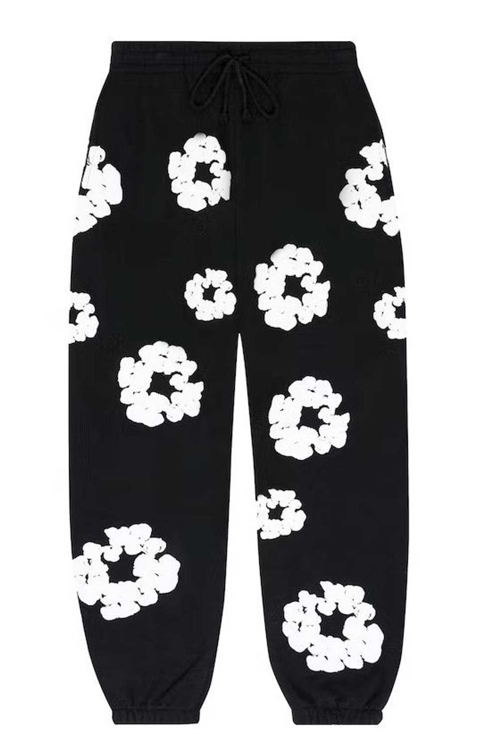 DENIM TEARS The Cotton Wreath Sweatpants Black - image 1