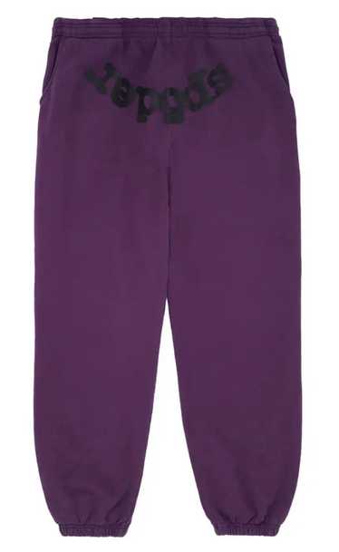 Spider Worldwide Logo Sweatpants Purple