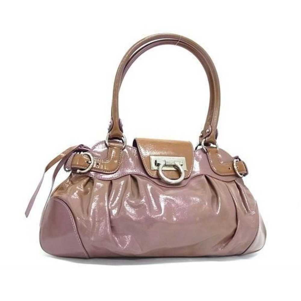 Salvatore Ferragamo | Marisa Gancini Mauve Patent… - image 1