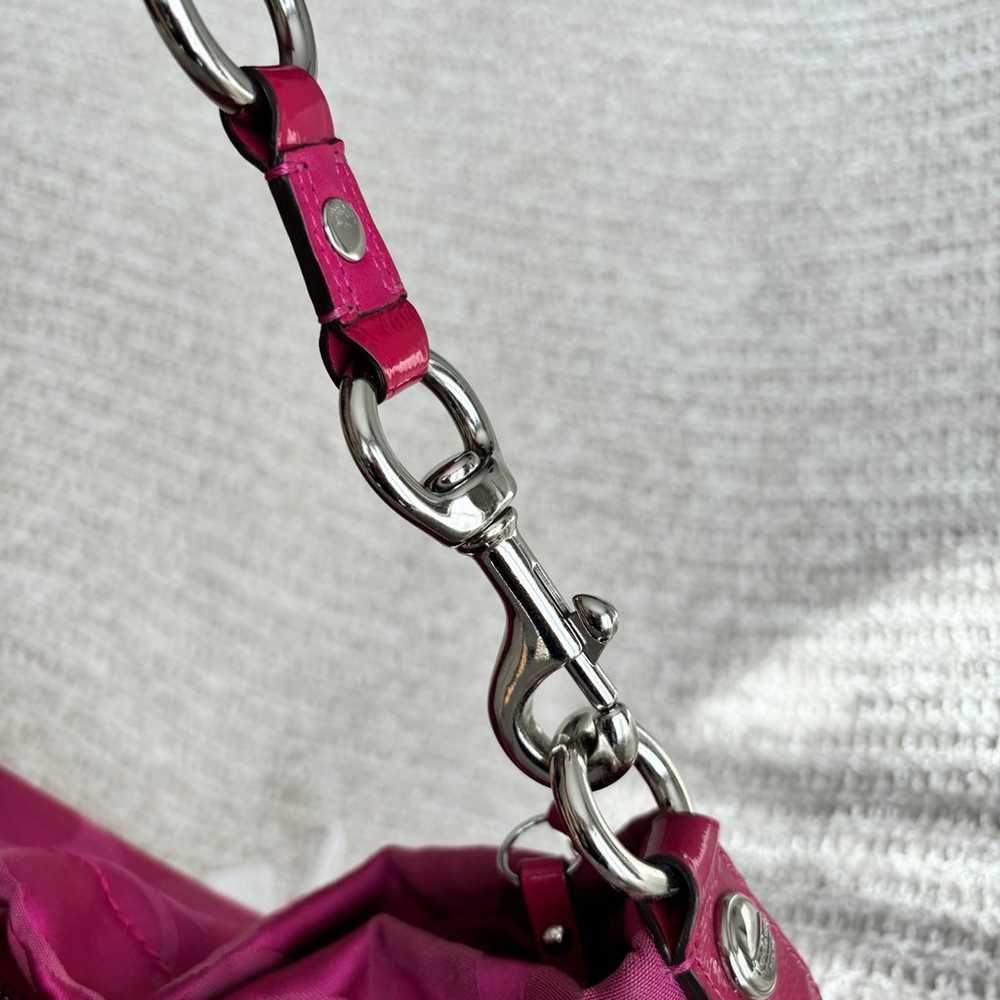 Coach Hot Pink Carly Handbag - image 3