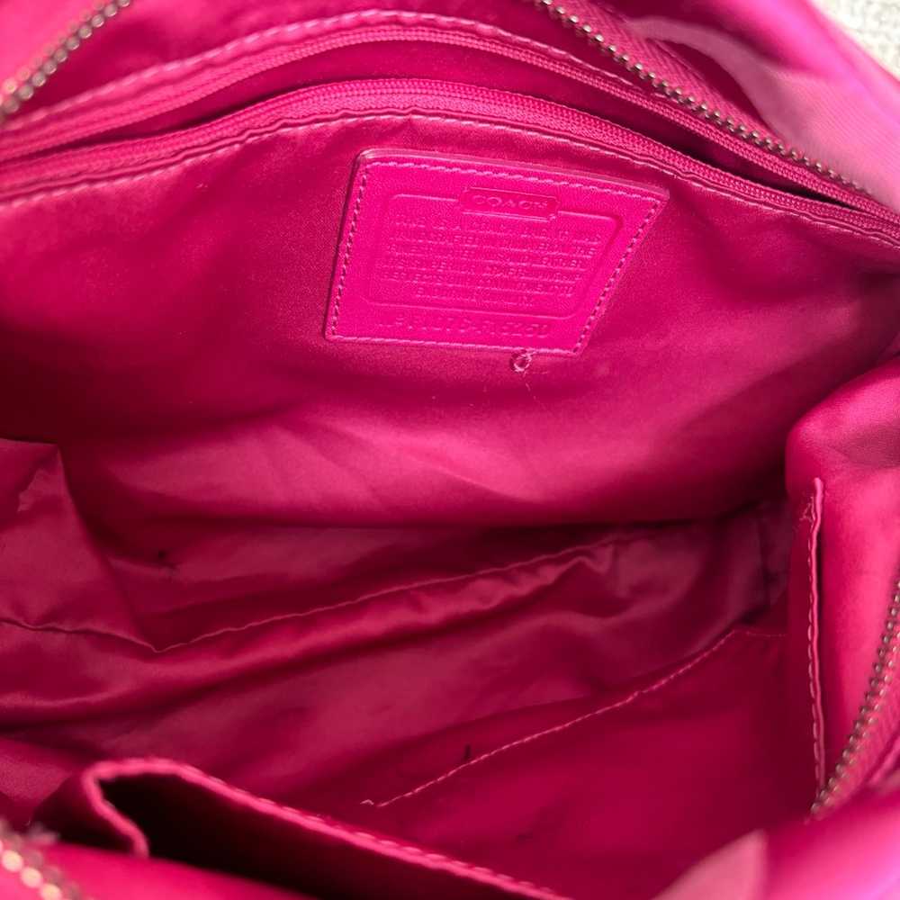 Coach Hot Pink Carly Handbag - image 4