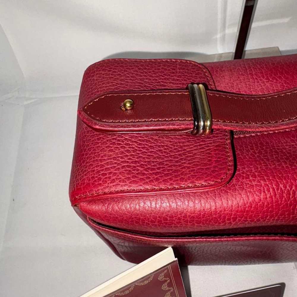 Cartier Must Line Bordeaux Leather Vanity with Ca… - image 3