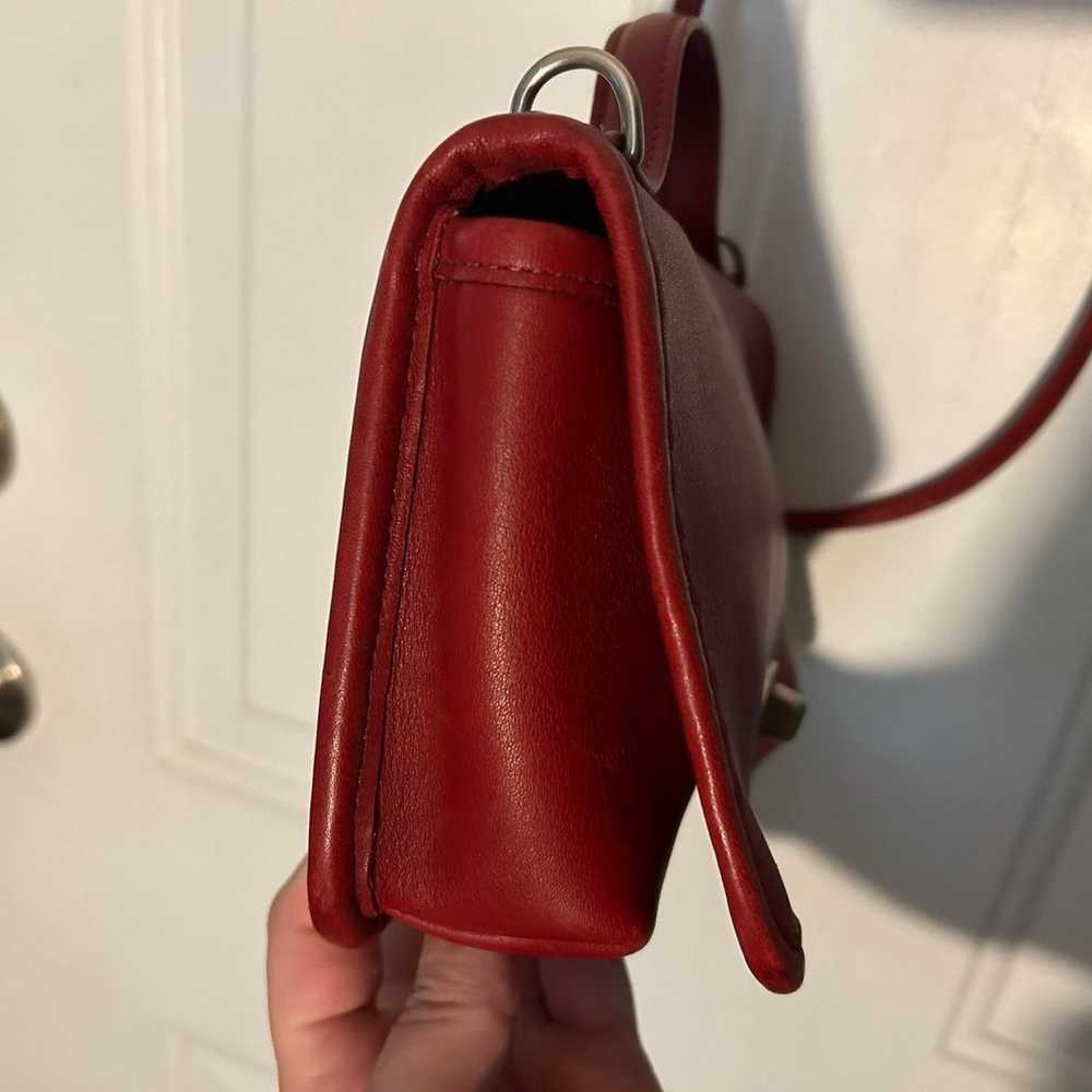 Rare Vintage Coach red crossbody Casino bag purse… - image 4