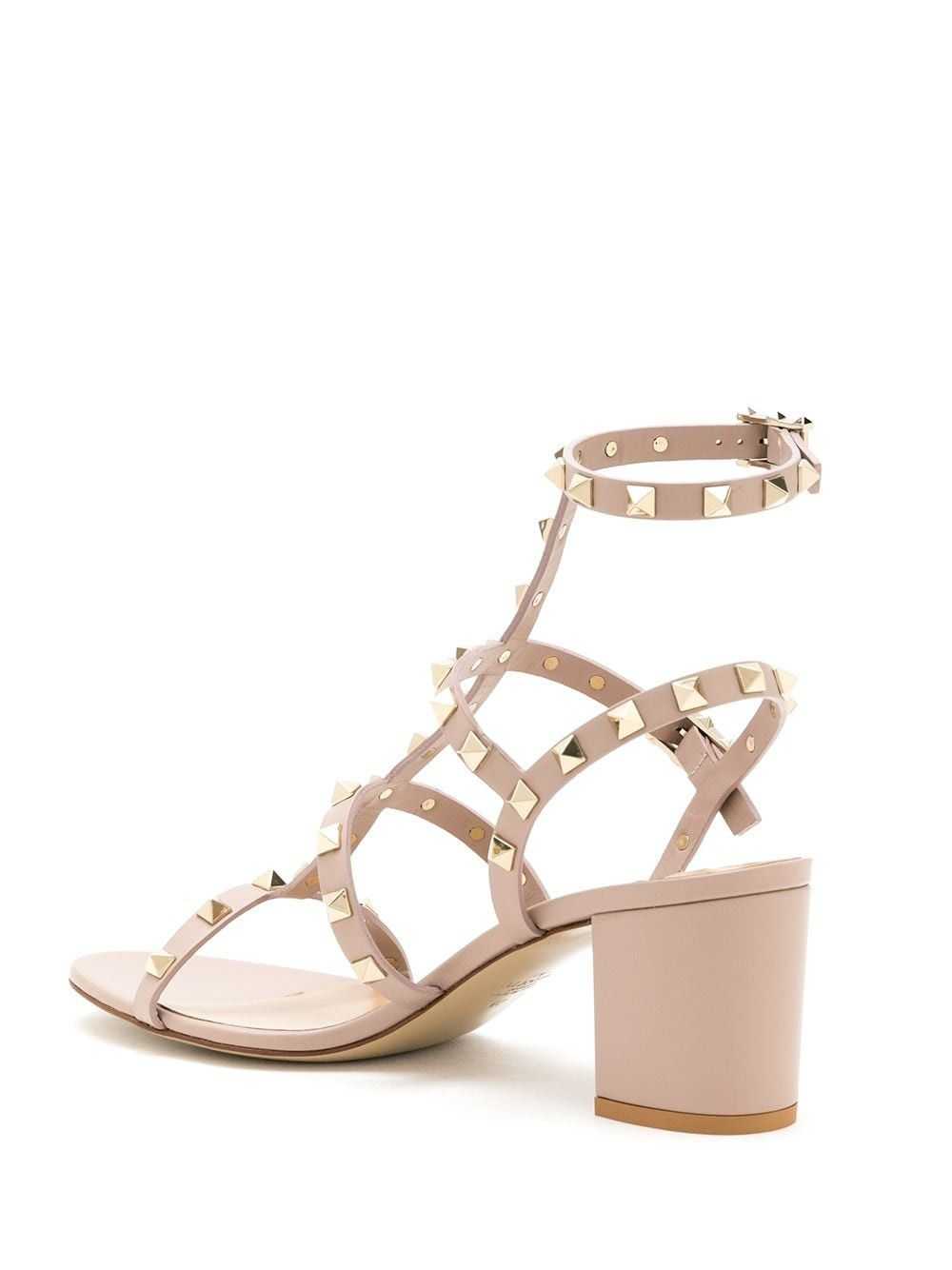 Valentino Garavani ROCKSTUD LEATHER SANDALS - image 3