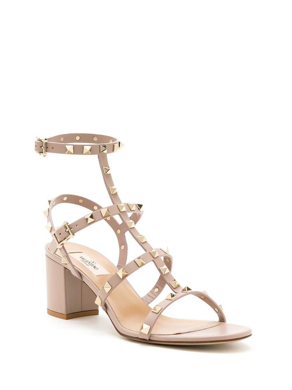 Valentino Garavani ROCKSTUD LEATHER SANDALS - image 4