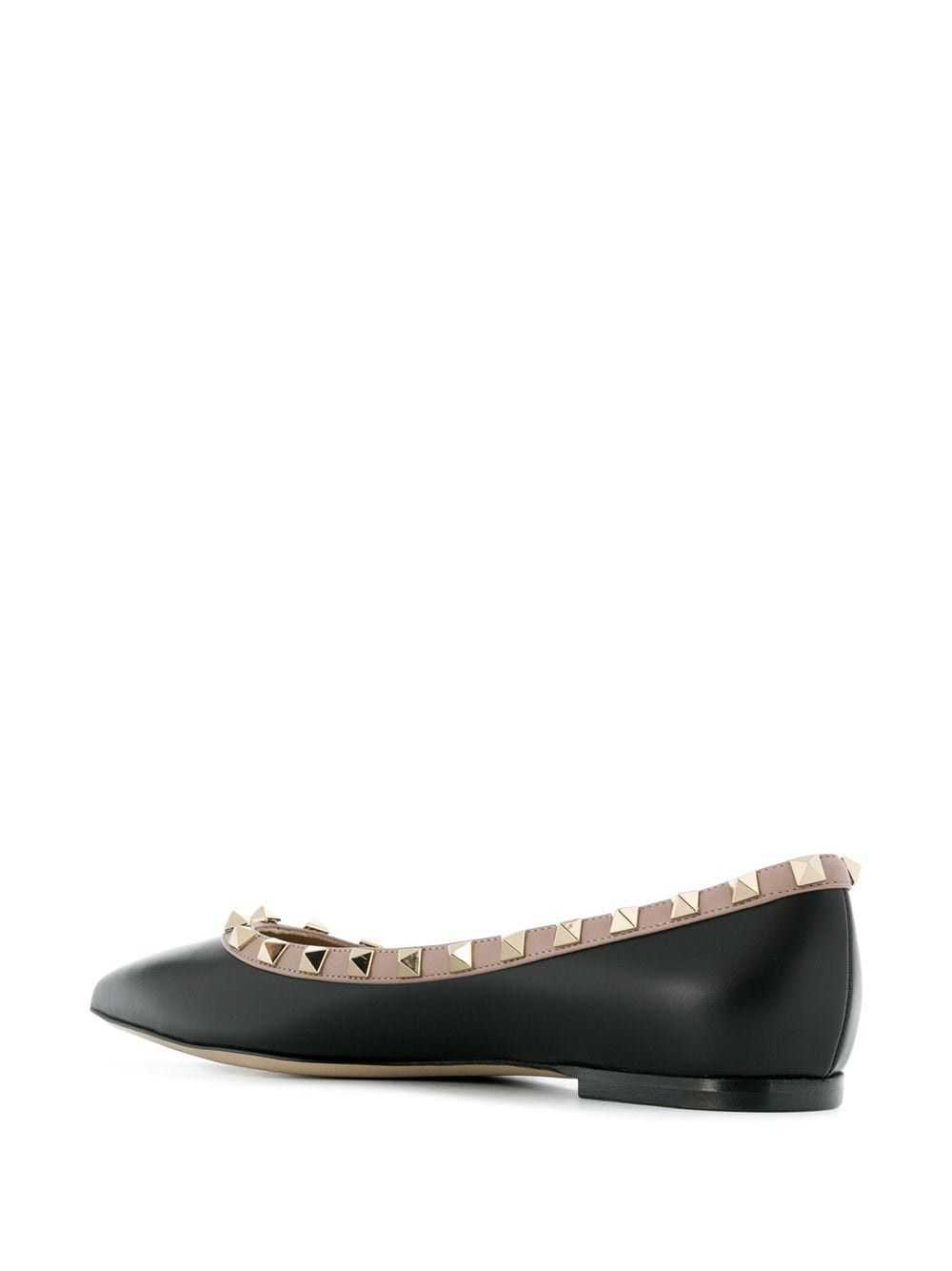 Valentino Garavani ROCKSTUD LEATHER BALLETS - image 3