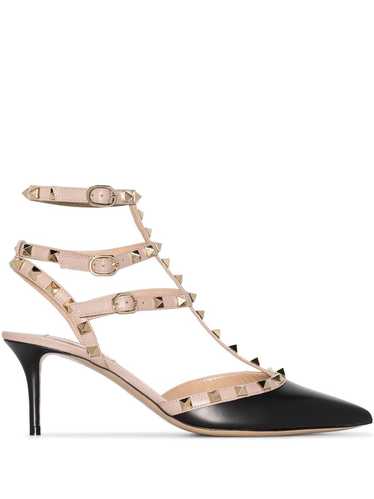 Valentino Garavani ROCKSTUD LEATHER PUMPS - image 1