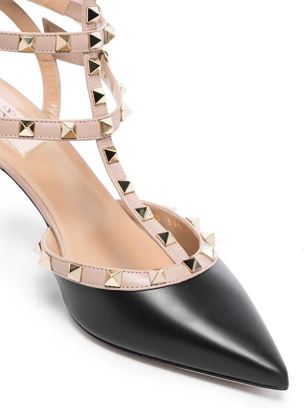 Valentino Garavani ROCKSTUD LEATHER PUMPS - image 2