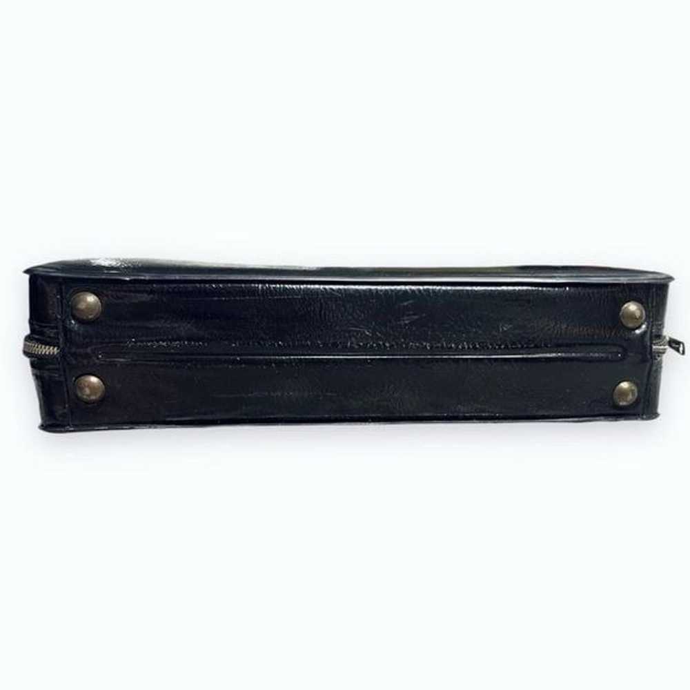 TOLIN 1960s Black Vinyl Travel Case Bag Vintage H… - image 6