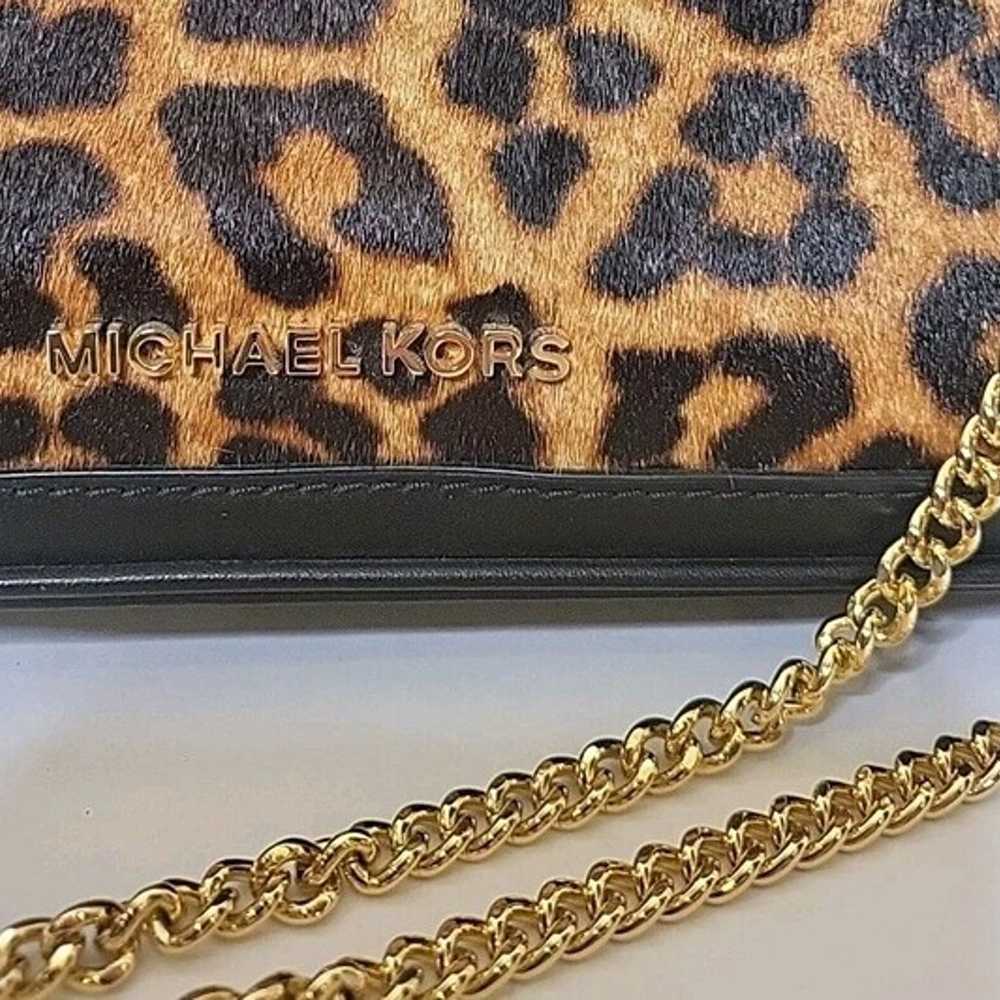 Michael Kors Large Clutch Berkley Legacy Leopard … - image 2