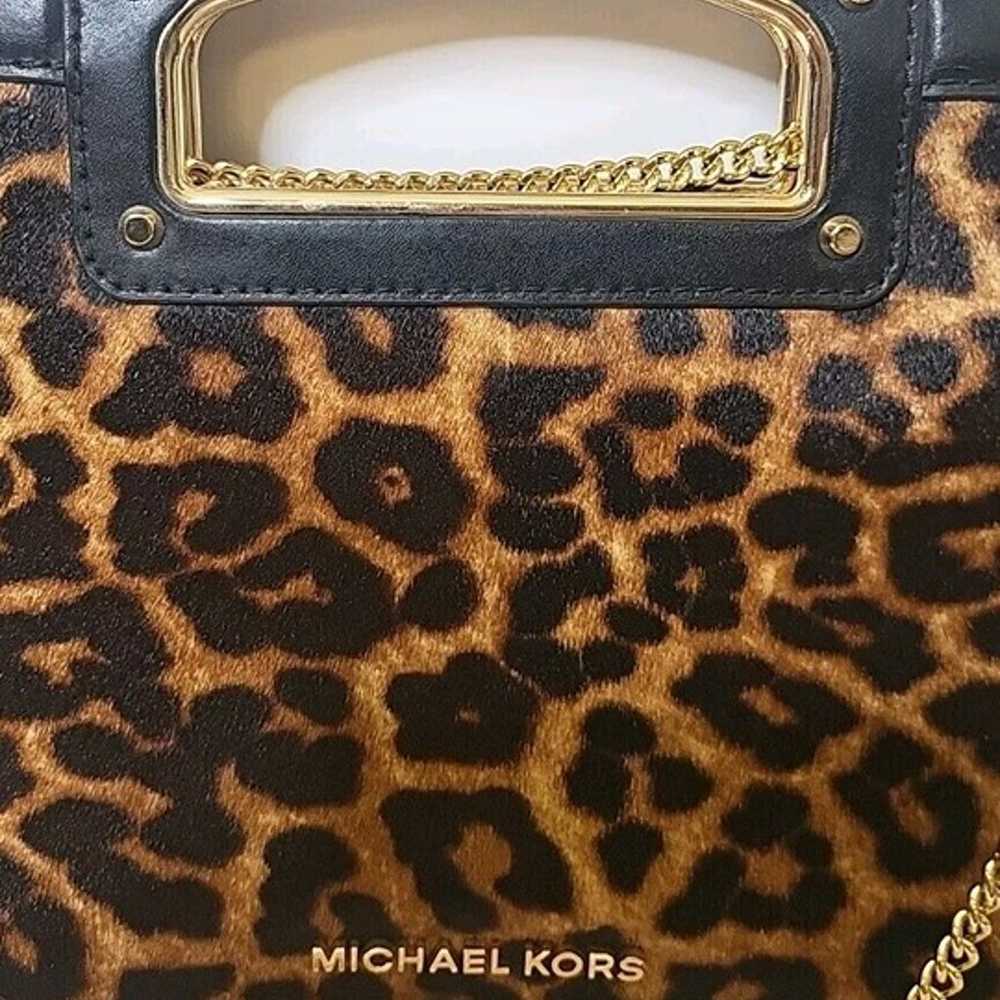 Michael Kors Large Clutch Berkley Legacy Leopard … - image 4