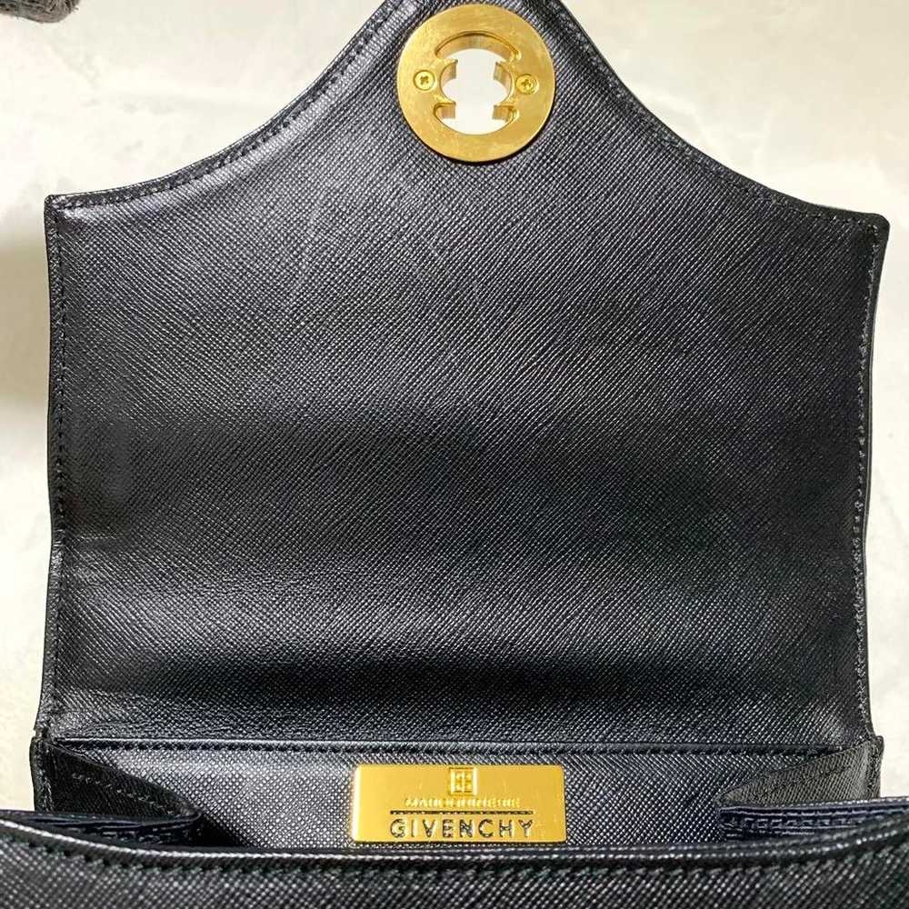 VINTAGE GIVENCHY Circle logo purse bag - image 12