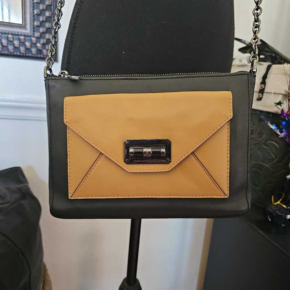 Diane Von Furstenberg DVF Envelope Leather Crossb… - image 3