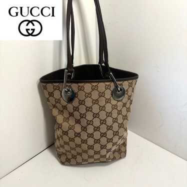 【Excellent condition】GUCCI Handbag GG Pattern