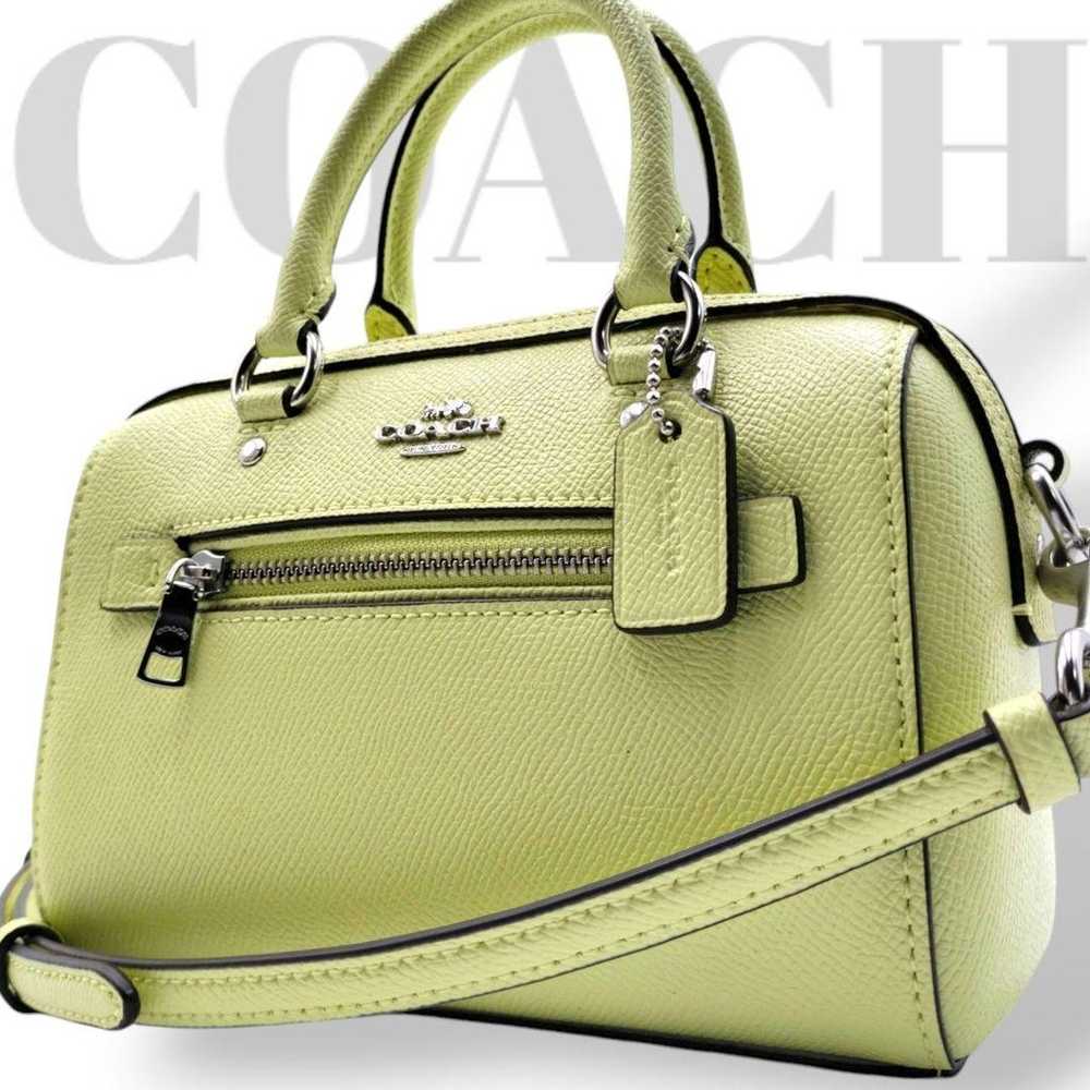 Unused grade ✨ Coach 2-way shoulder bag Boston le… - image 1