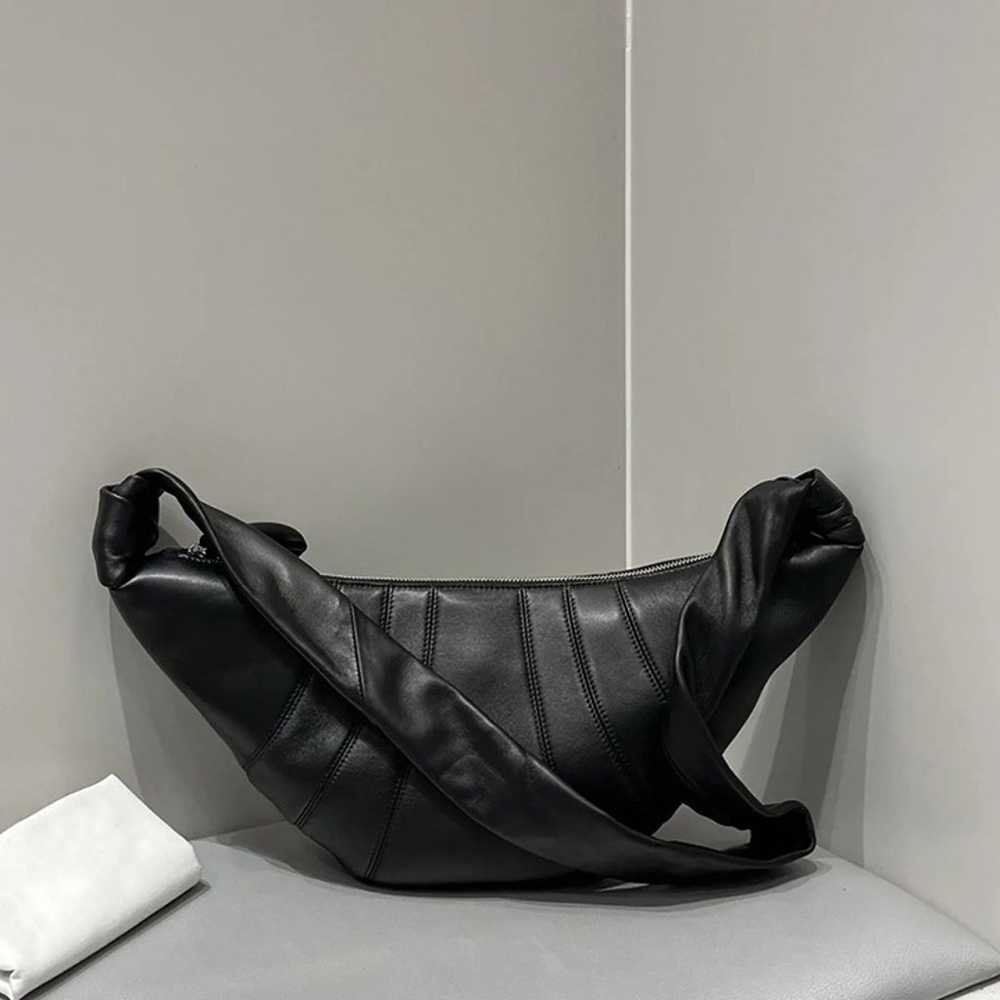 Classic Croissant Bag, Lambskin Shoulder Bag, Cro… - image 4