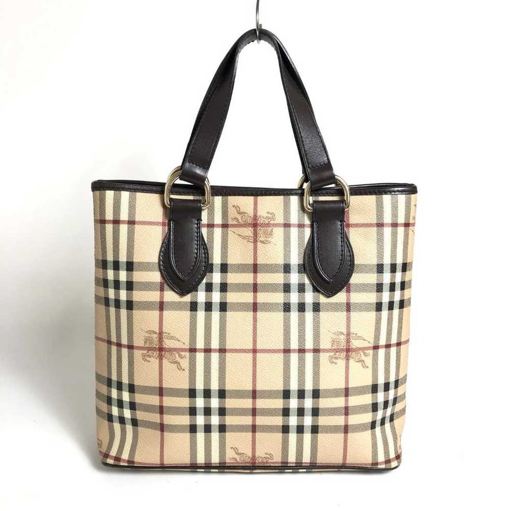 【Beautiful Condition】10D485/Burberry/Tote Bag/Nov… - image 1