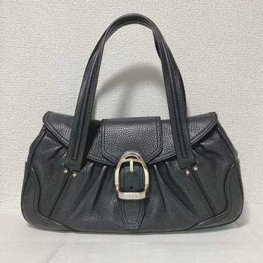 Celine Handbag Leather Black