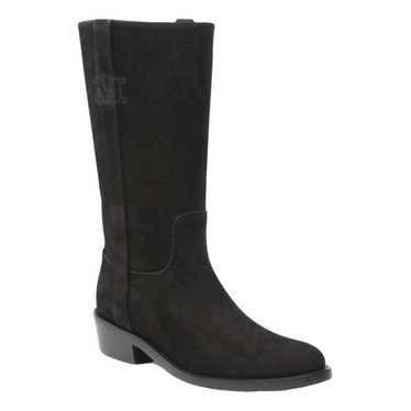 Max Mara Leather cowboy boots