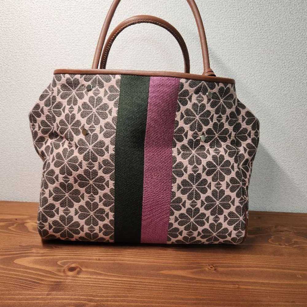 Kate Spade 2way Flower Jacquard Tote Bag - image 2