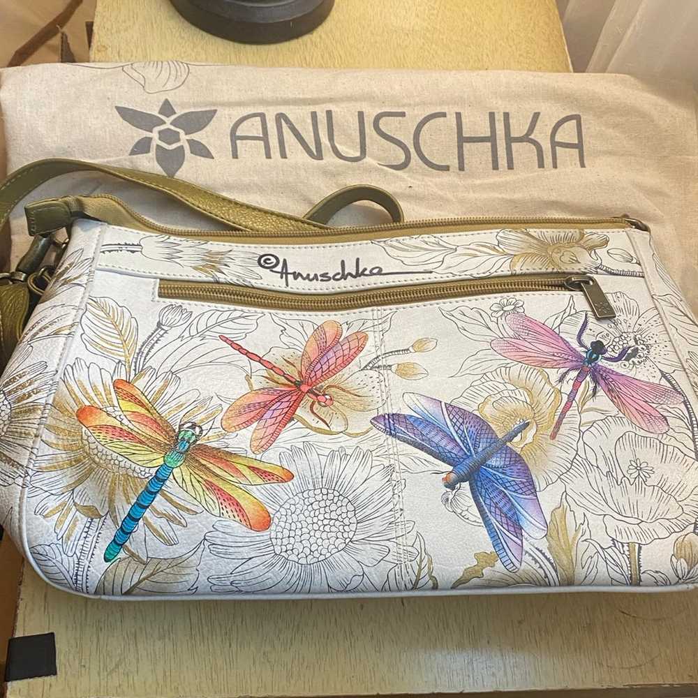 Anuschka dragonfly purse - image 1